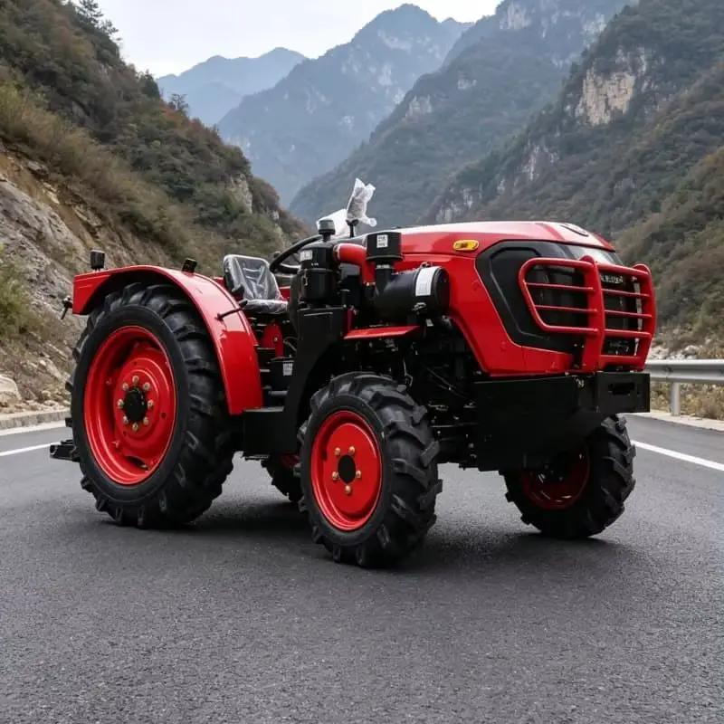

Customized Easy-to-operate 4WD Four-wheel Rotary Tractor, Low-fuel Rotary Tiller, Cultivator for Farmland Reclamation