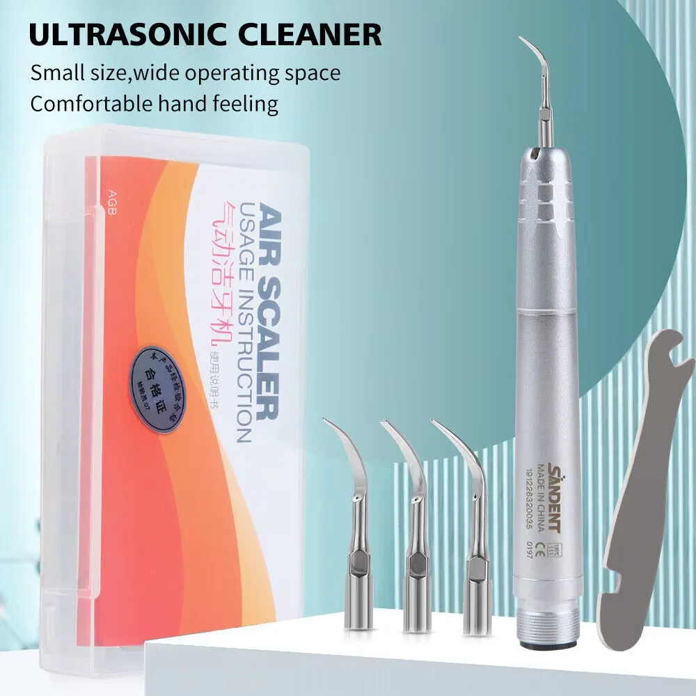 Détartreur d'air ultrasonique pour hygiéniste dentaire de Style Nsk, pièce à main, détartrage des dents Perio sonique, 2 trous + 3 embouts G1 G2 G4