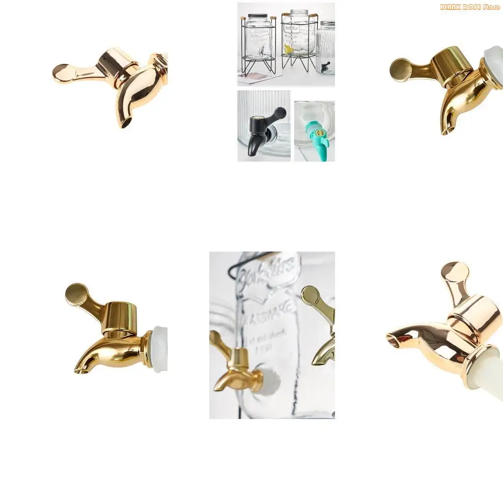 

K1AE Golden Tap for Wine Barrels Easy Installation Home Essential Barrels Spigot