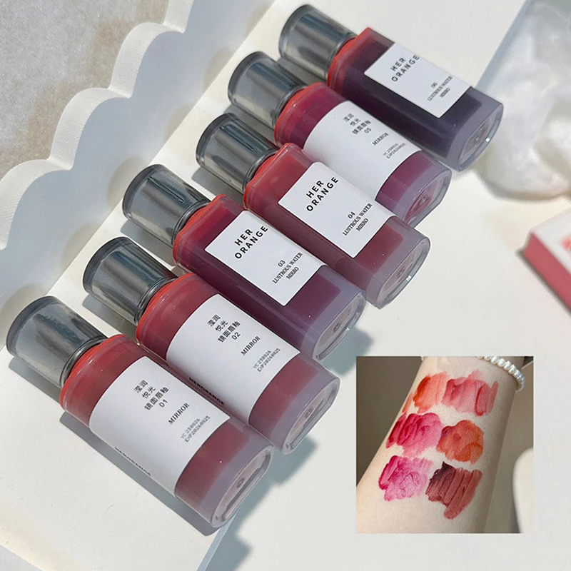 Лак для губ HERORANGE Crystal Gloss: Стойкое увлажнение, нелипкий эффект, стеклянный блеск. Подарок.