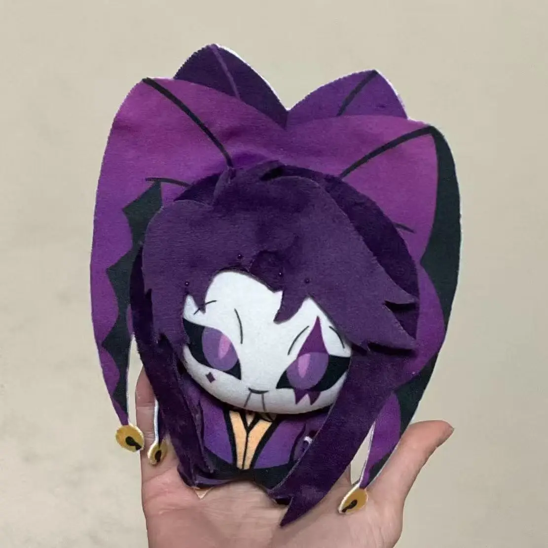 

10cm Stuffed Pendants COS Game The Freak Circus Pierrot Harleguin Jester Cartoon Plush Doll Toys Cute Gifts For Kids Adult Fans