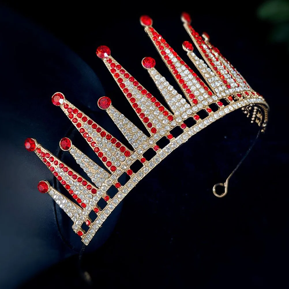 Corona nupcial barroca con diamantes de imitación, Tiara clásica para boda, fiesta de graduación, tocado, accesorio para el cabello para mujer, disfraz de princesa para novia