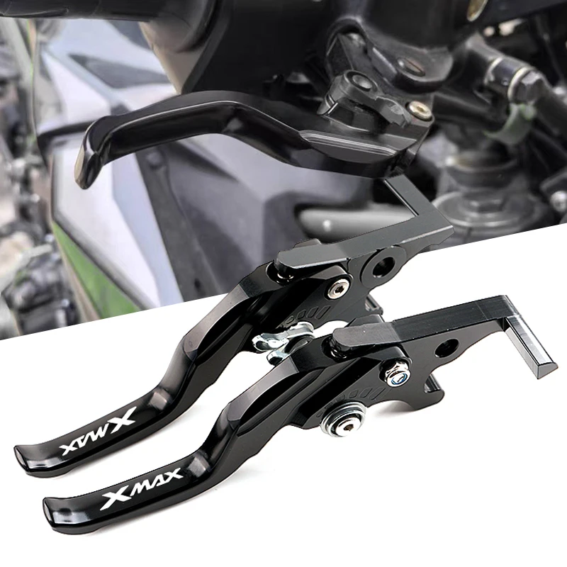 

2025 New Brake Clutch Lever Motorcycle CNC Adjustable Brake Clutch Levers For Yamaha XMAX 300 250 125 400 Tech Max 2017-2022