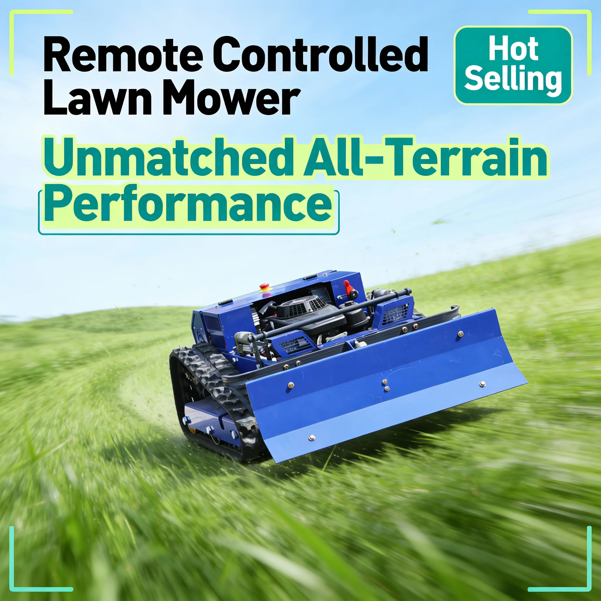 

Customized Free After-Sales Service Wireless Remote Control Robot Lawn Mower Brushless Motor for Garden Outdoor