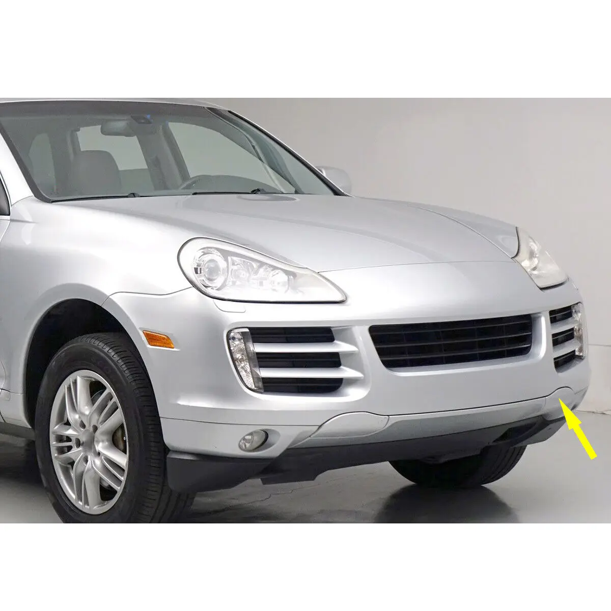 Car Front Bumper Stainless Steel Plastic Tow Hook Cover Trailer Hauling Eye Cap Lid For Porsche Cayenne 957 2007 2008 2009 2010