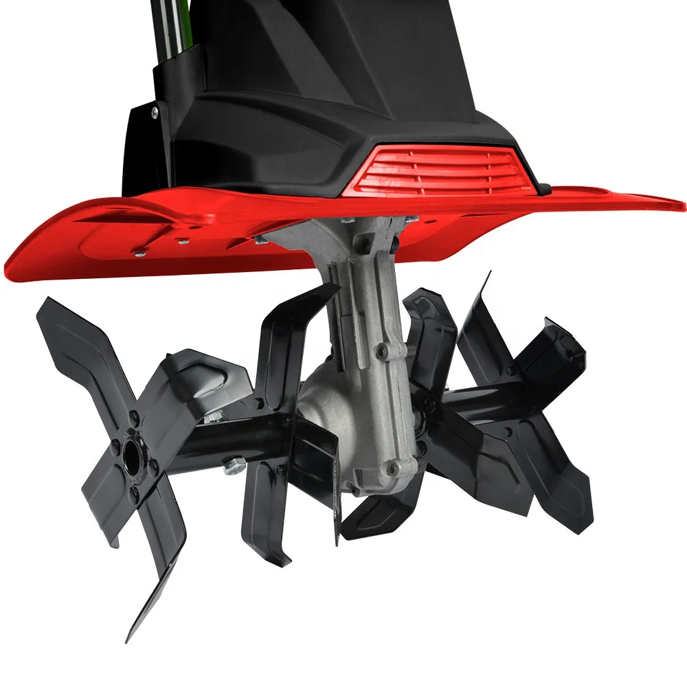 

VERTAK Electric 800W Power 14 Inch Soil Cultivator Machine Hand Push Mini Rotavator Tiller