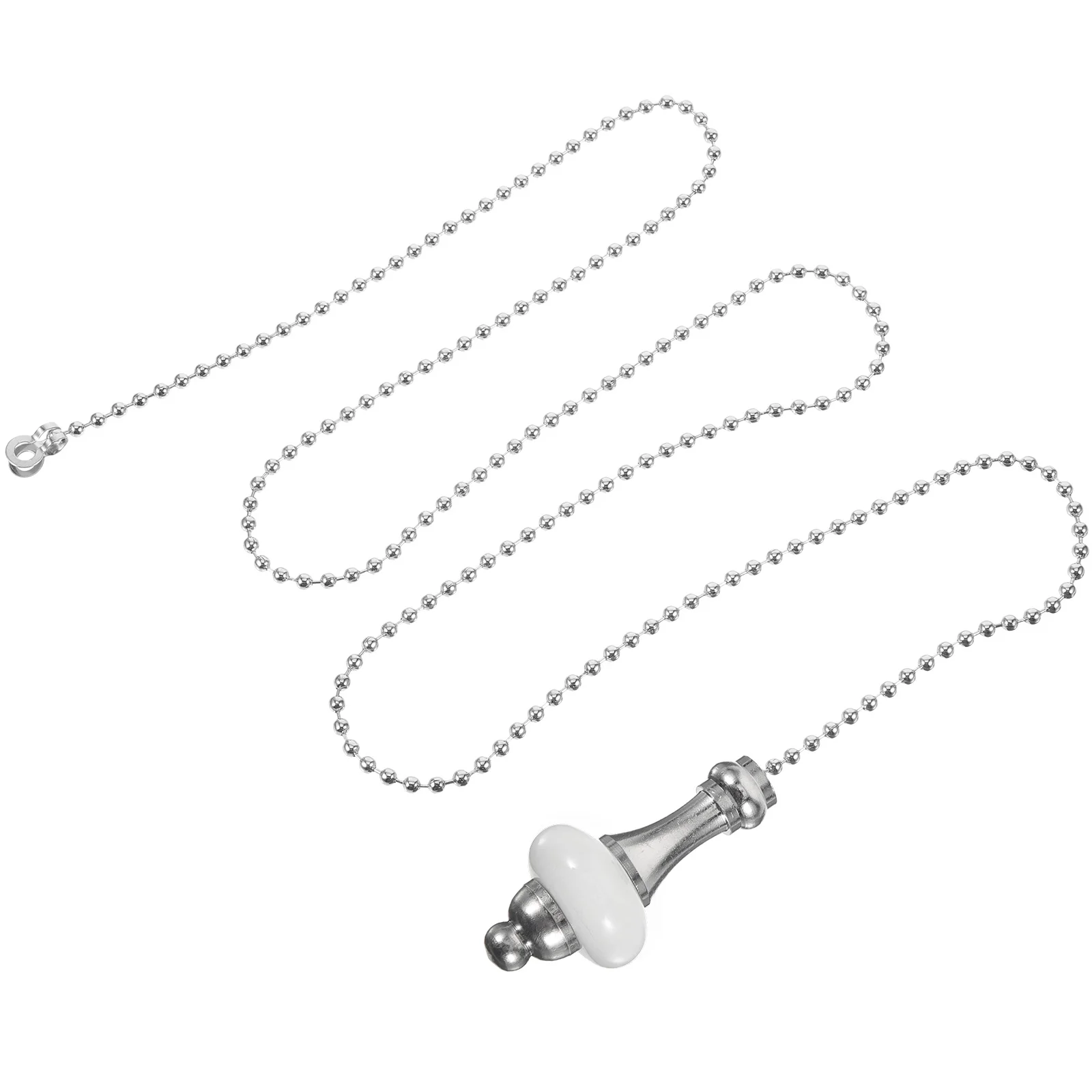 

s Beaded Pendant Black Ceramic Pull Chain Extension Lamp Accessories Decorative Chain for Ceiling Fans
