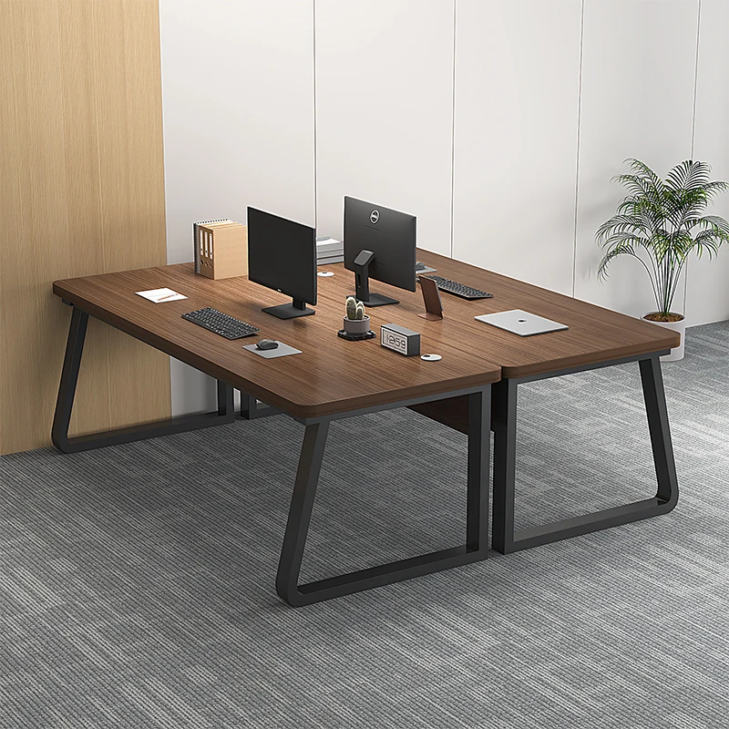 Simple Desk Modern Computer Single Simple Office Desk Employee Desk and Chair Combination