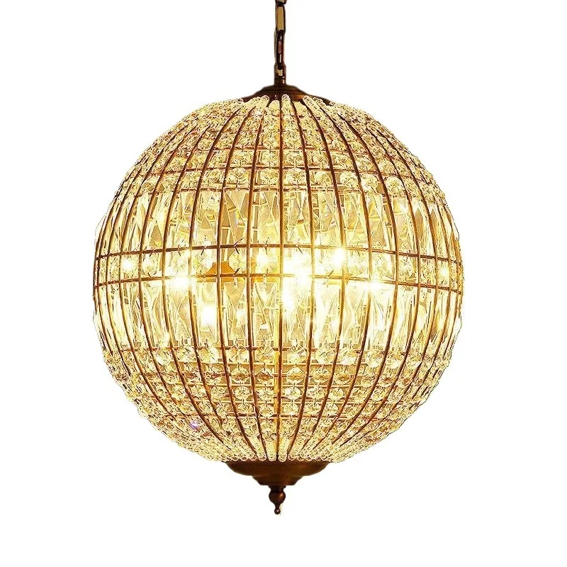 American living room retro ball golden atmosphere French duplex