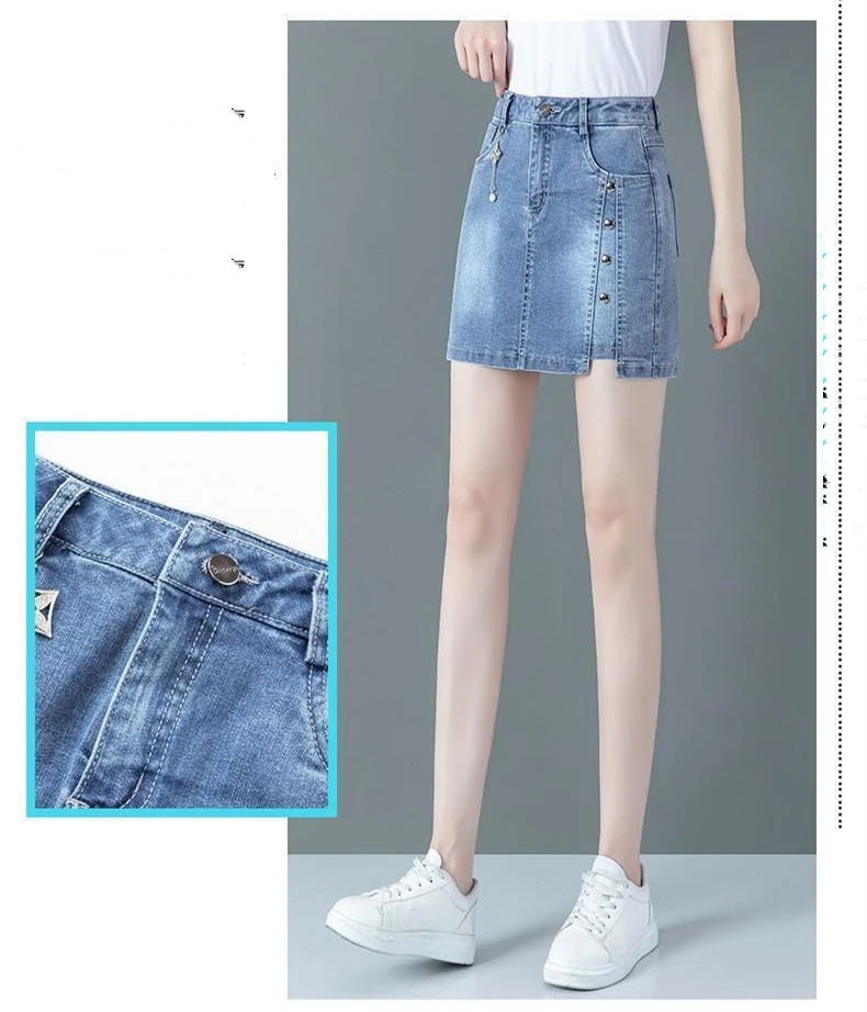 new spring summer Fashion plus size brand female women girls cotton shorts skirts