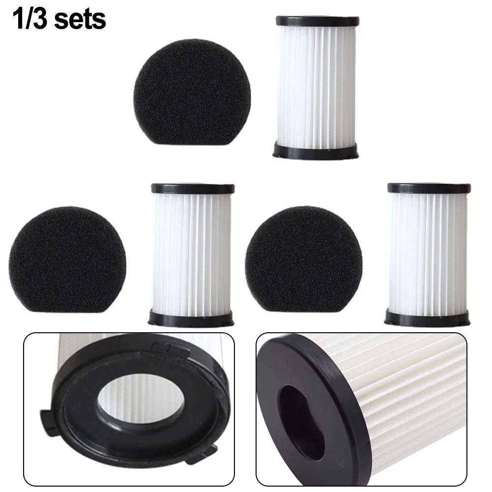 1/3 Pack Filter For Akitas AK585K V8 Filter Replacement Vacuum Cleaner Accessories Kit 9.8cm Plastic Washable Reusable.