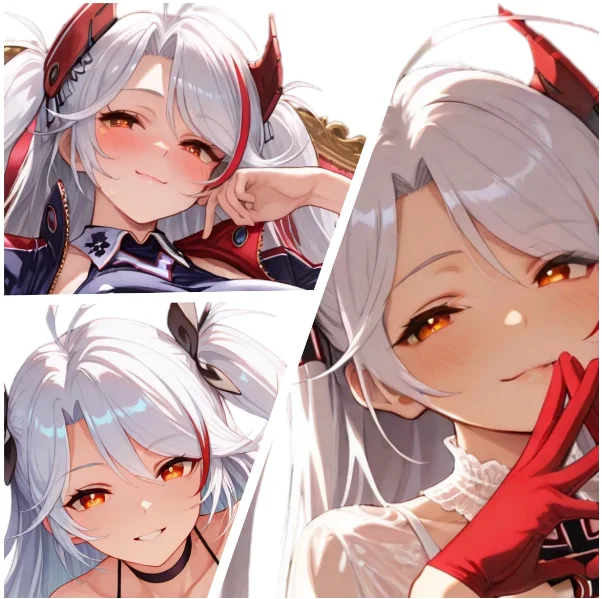 Figura de acrílico de Anime Azur Lane KMS Prinz Eugen, modelo de placa, colección de Cosplay, decoración de escritorio, regalos