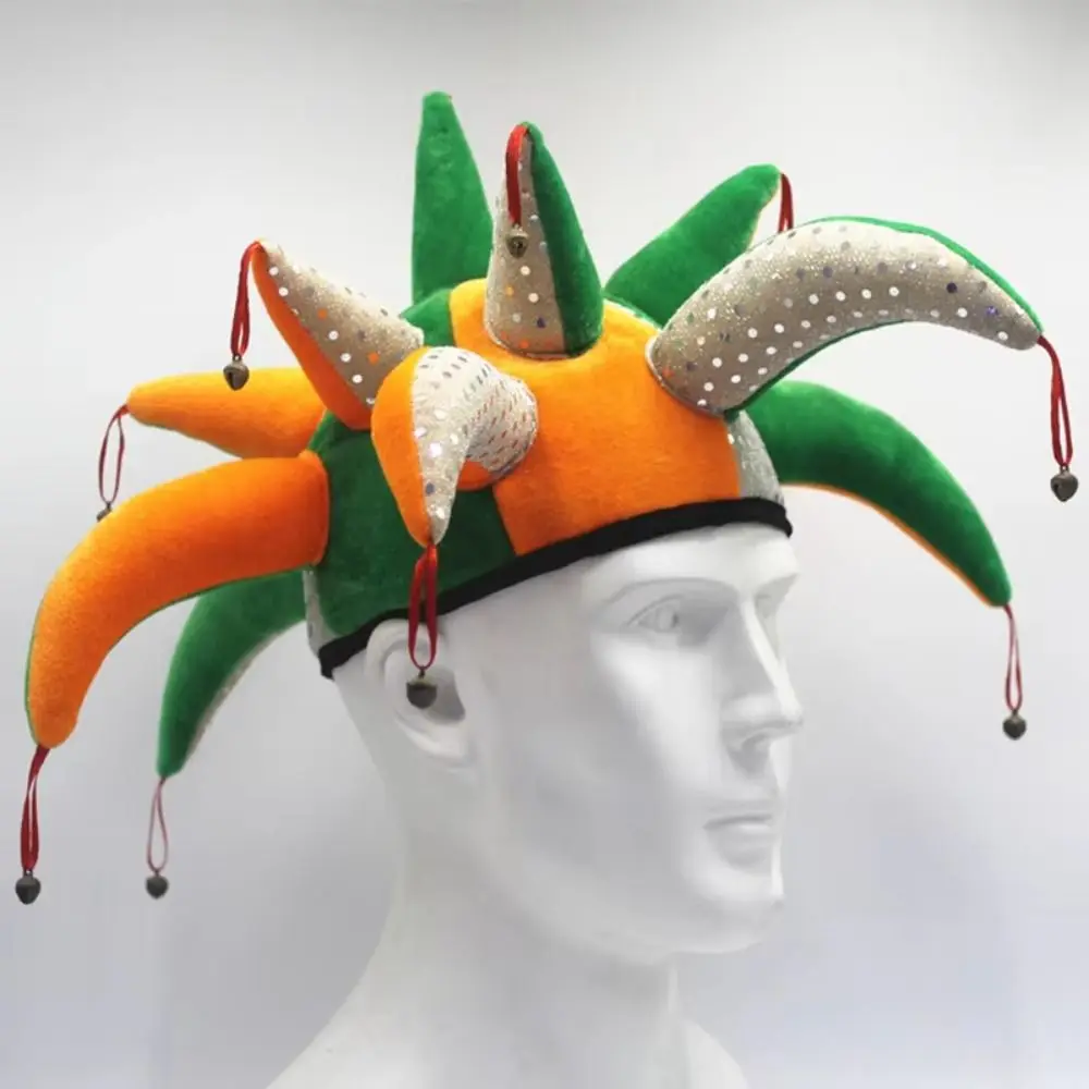

Tentacle Shaped Clown Hat Cool Colourful Dress Up Clown Joker Caps Cosplay Funny Carnival Party Hat Costume Props