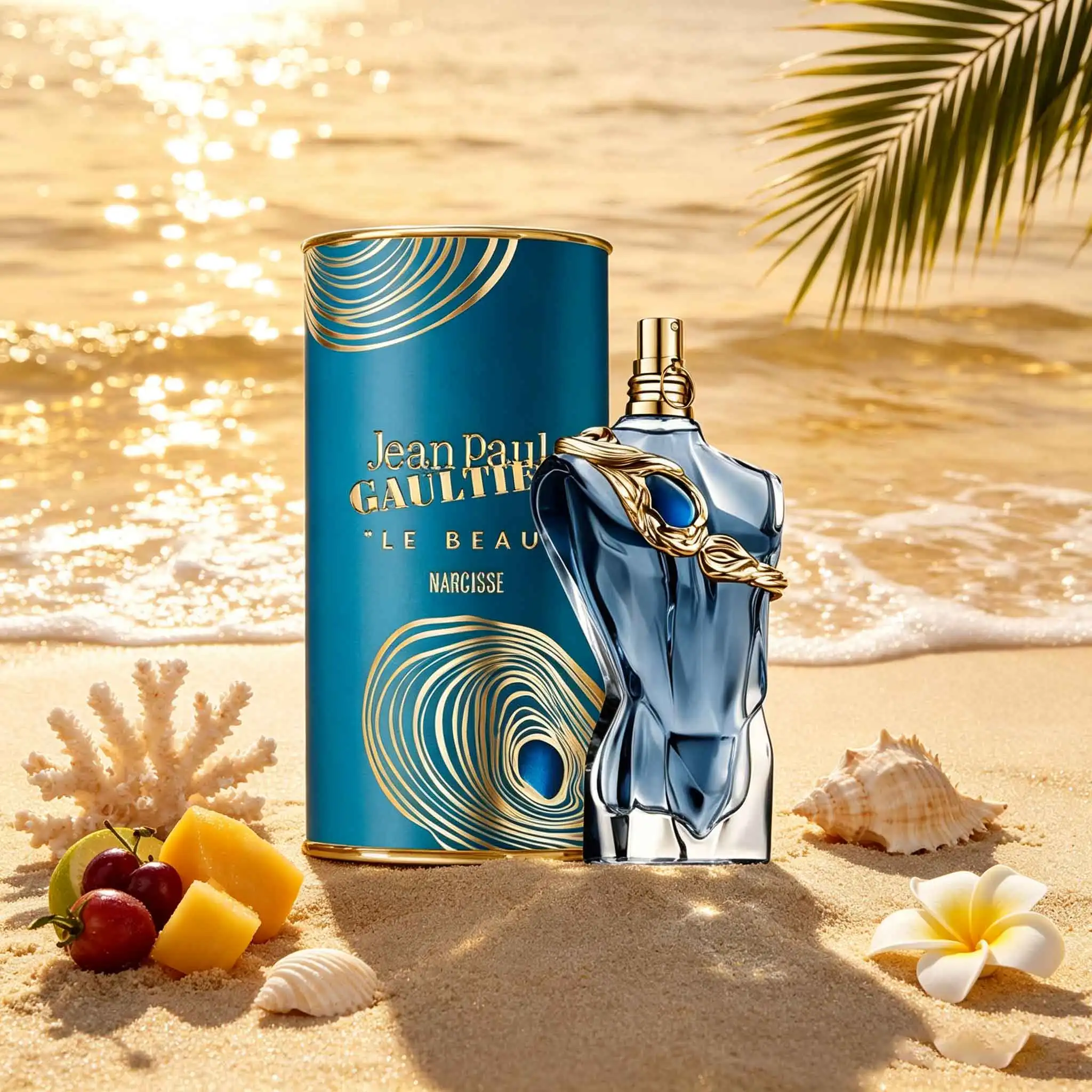 Jean Paul GaultierLe Beau Narcisse Men Perfume. Fresh Aquatic Floral Unfolds With Fig Hints, Finished By Woody Amber. Ldeal For Dates And Parties To Deliver Magnetic Masculine Aura. view 3