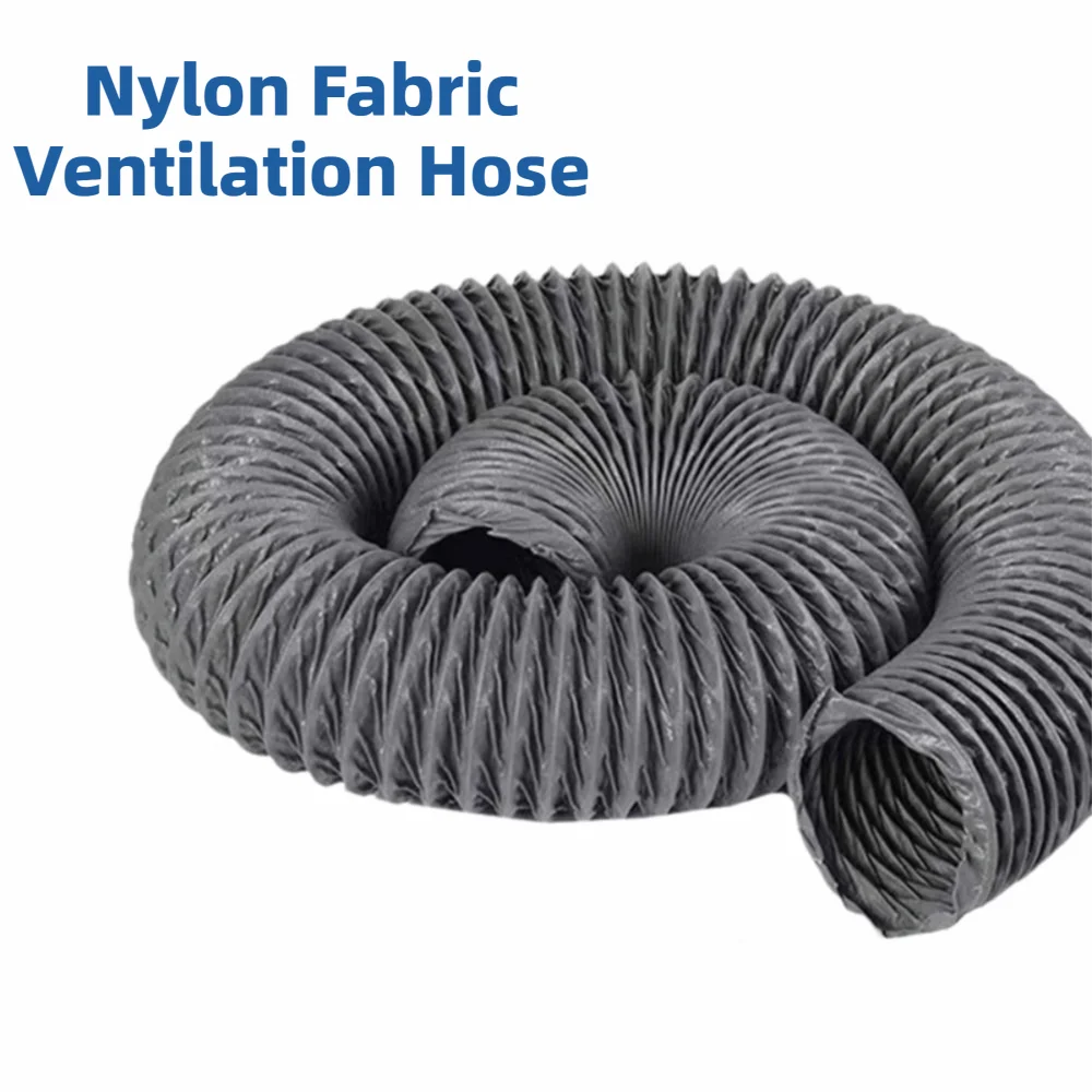 Upgraded Nylon Diesel Heater Hose Heavy-Duty Insulated Venting Hose Wear-Resistant Tear-Proof Air Ducting RV Camping Truck Tent