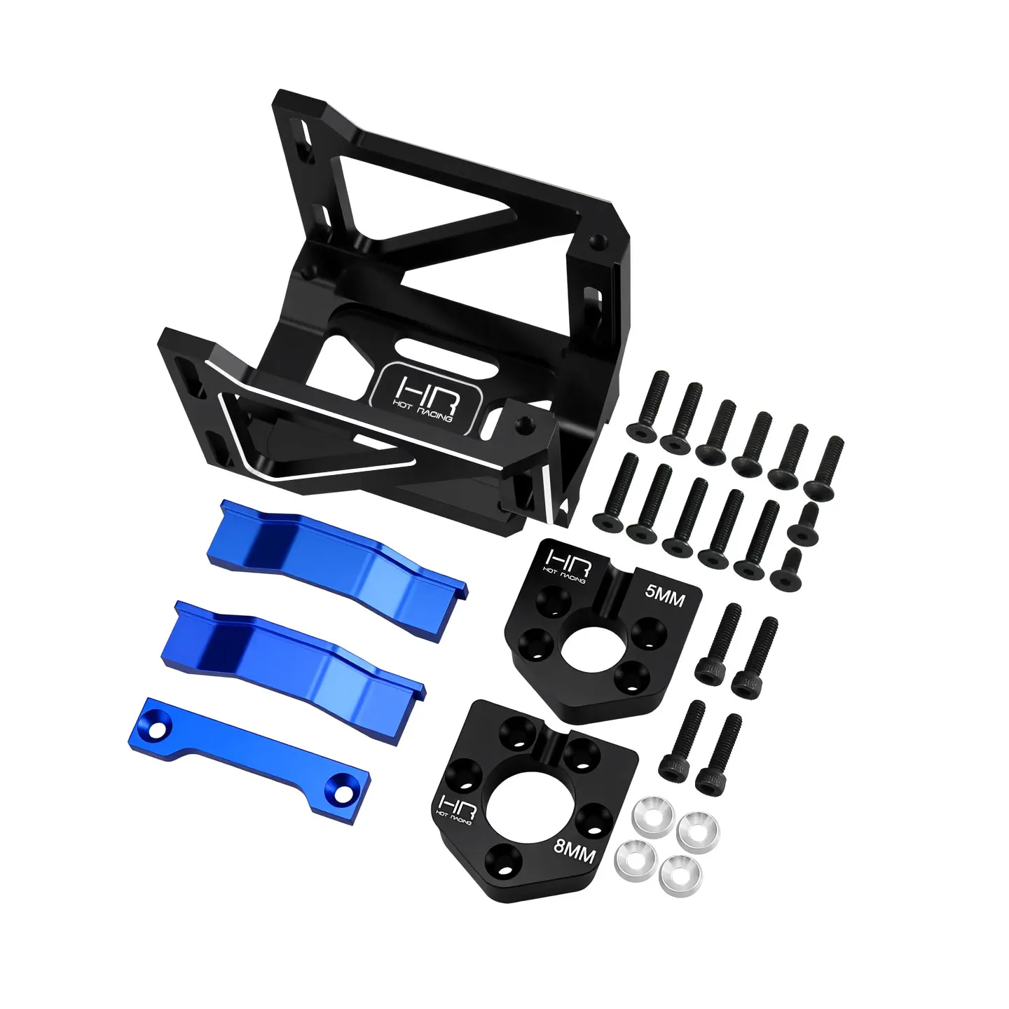 HR Traxxas Funco8S/X-MAXX/XRT aluminum alloy sliding 5-axis / 8-axis motor base