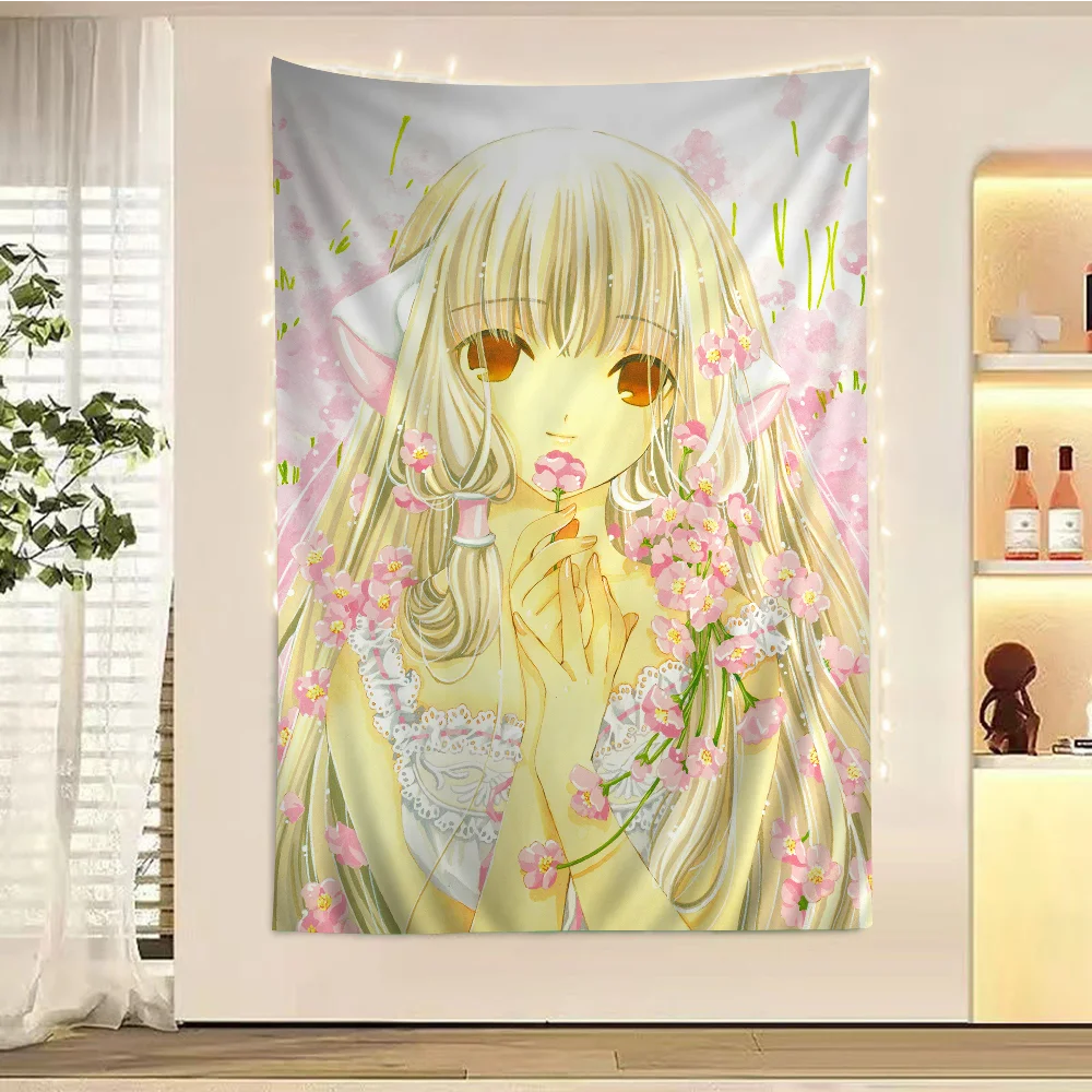 

Anime Chobits Printed Large Wall Tapestry Cheap Hippie Wall Hanging Bohemian Wall Tapestries Mandala Home Decor