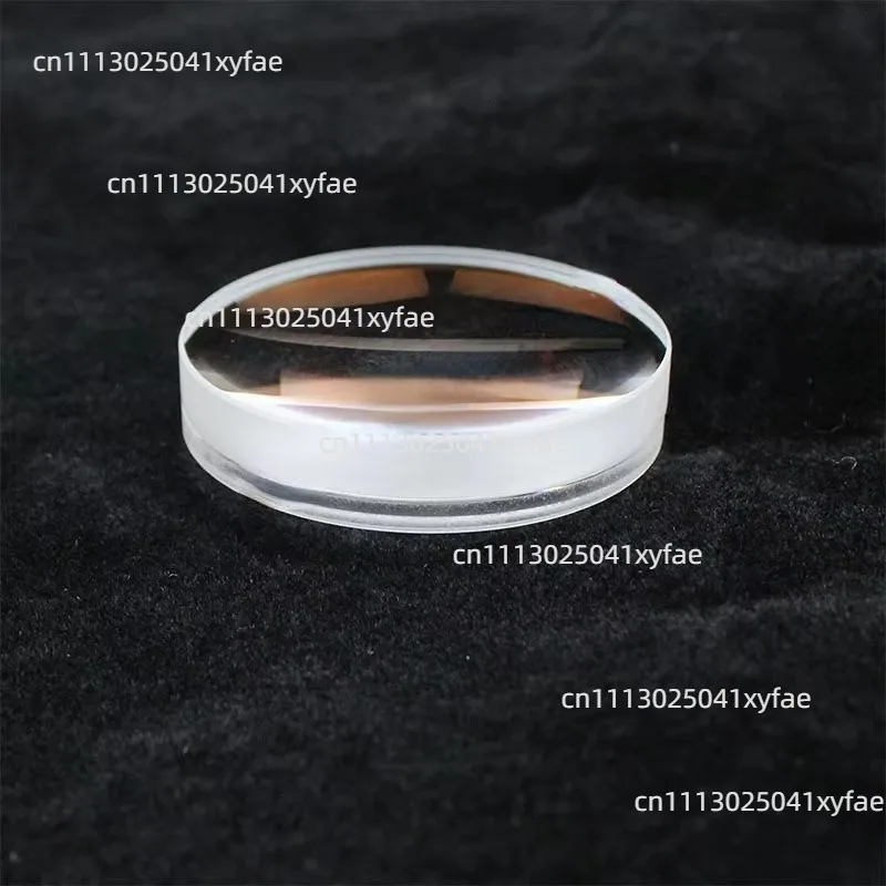 2PCS 50mm F 147.5mm Refractive Gluing Burgundy Film Objective Lensese Achromatic Optical Lens for Telescope Telescopio