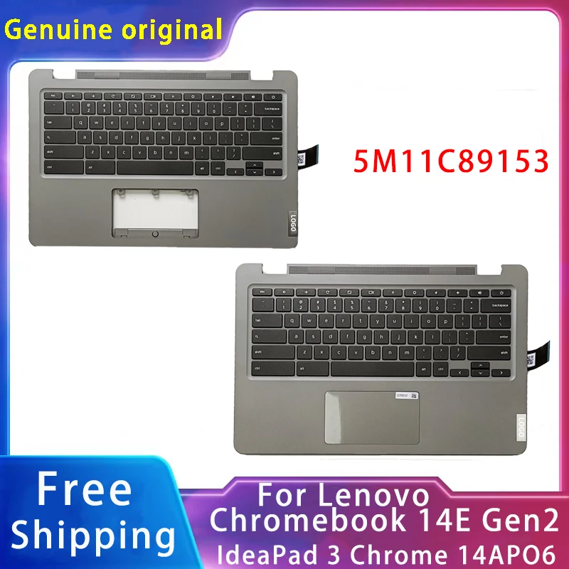 New For Lenovo 14e Chromebook Gen 2 / IdeaPad 3 Chrome 14APO6;Replacemen Laptop Accessories US Keyboard No backlight 5M11C89153