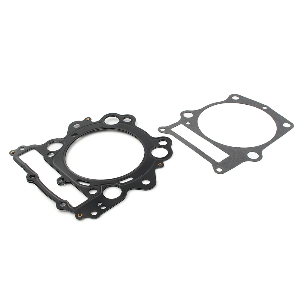 2pcs UTV Engines Crankcase Head Gasket End Gasket Kit for Massimo HiSun Bennche Coleman HS MSU 700 Supermach Bennche Big Muddy