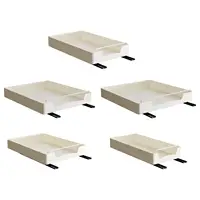 Estante deslizante adhesivo para interior de armario - 6.39 € Estante deslizante adhesivo para interior de armario