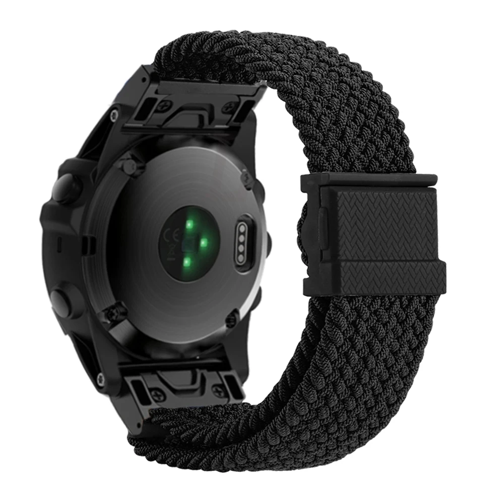 26mm 22mm Nylon Watch Band For Garmin Fenix 7 7X Fenix 6X Pro 6 5X 5 5XPlus/MK1 MK2i /935 945 Hook and Loop Quick Release Strap
