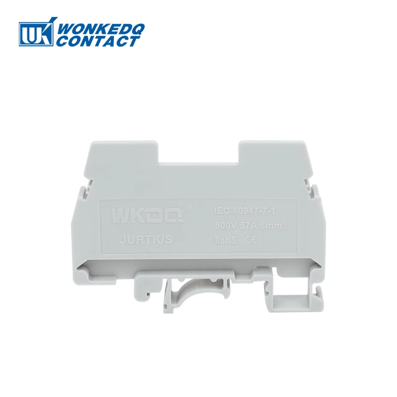 10Pcs URTK/S ERTK/S Simple Test Disconnect Terminal Block Universal Screw Connection Wire Electrical Connector Din Rail Terminal
