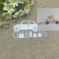 Car background craft Frame card dies metal die decoration for scrapbook punching card cutting DIY process edge cutting