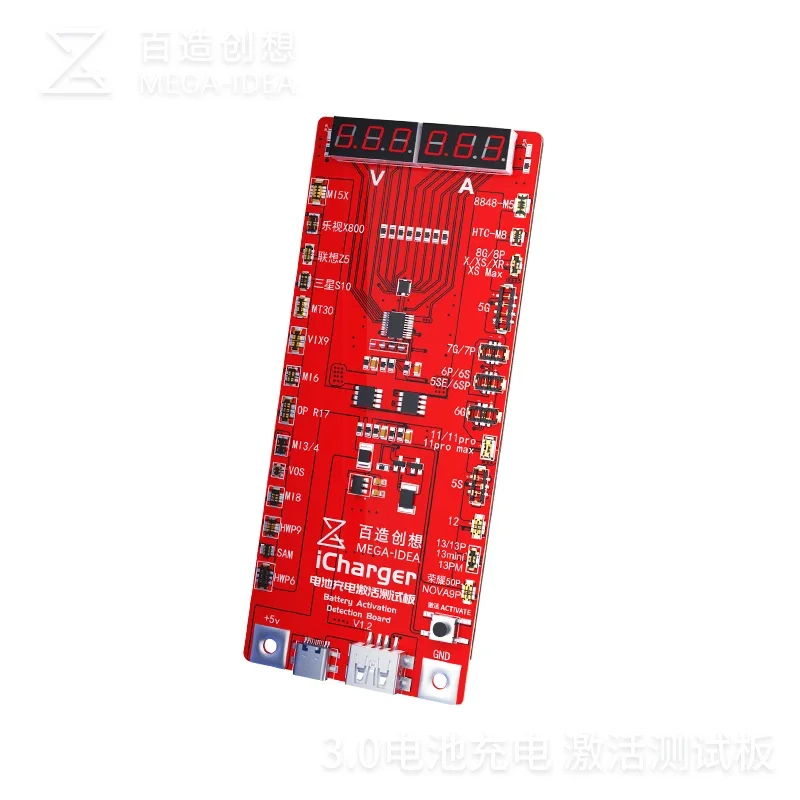 Placa de detecção de ativação da bateria qianli MEGA-IDEA icharger carregamento rápido com para o iphone android reparação da bateria do telefone celular