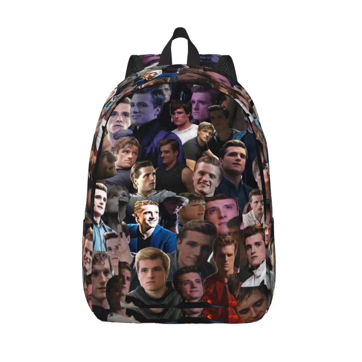Hunger Games Peeta Mellark Cool Backpack Outdoor High School Hiking Travel Josh Hutcherson Daypack Laptop Computer Canvas Bags