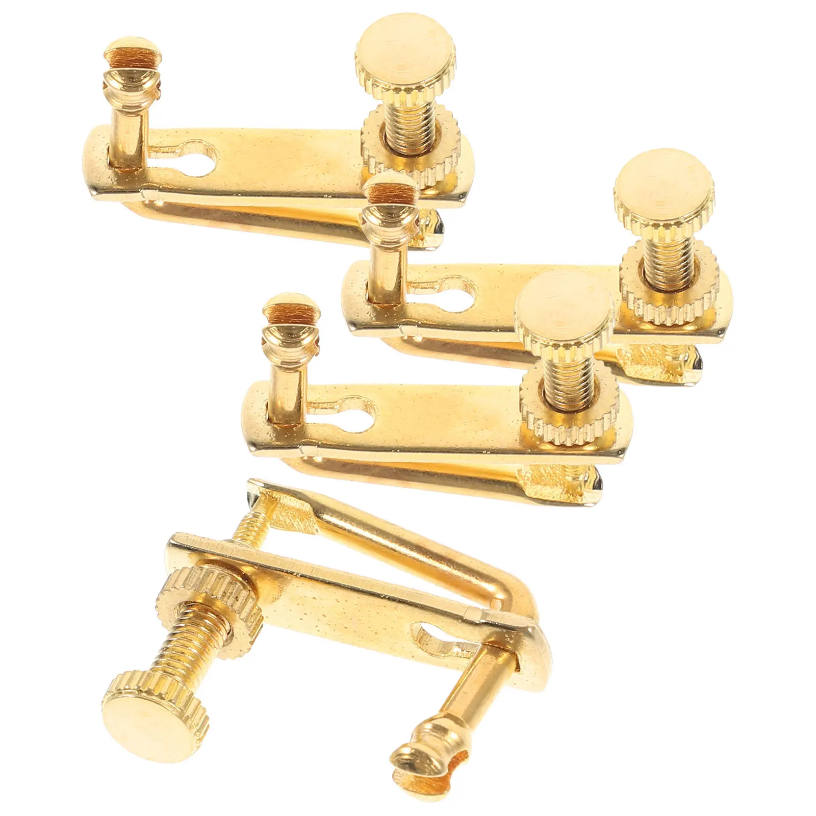 

4 Pcs Violin Accessories Kit Keys Metal Sticker Fine Tuners for Viola Professional