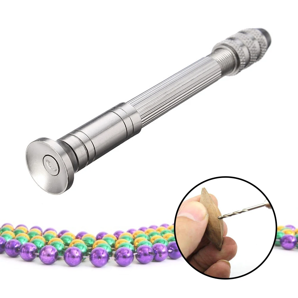 

Ручное спиральное сверло + мини-микроручная дрель из алюминиевого сплава, деревообрабатывающие инструменты