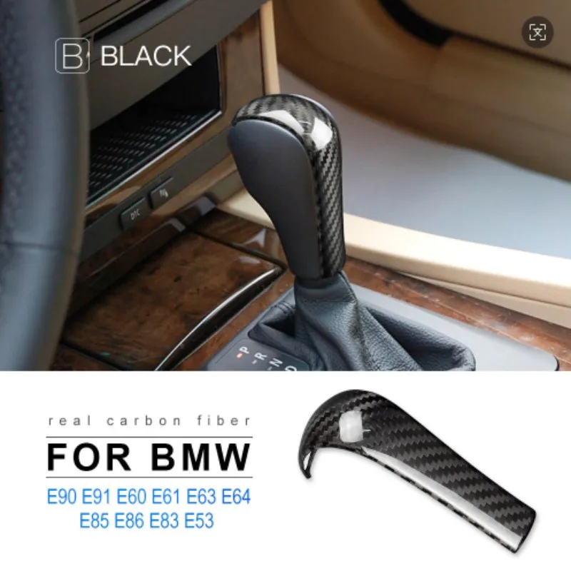 For BMW E60 5 Series 2005-2010 - Sporty Aluminum Alloy Gear Shift Knob, Exact Fit Non-Slip High-Quality Interior Upgrade