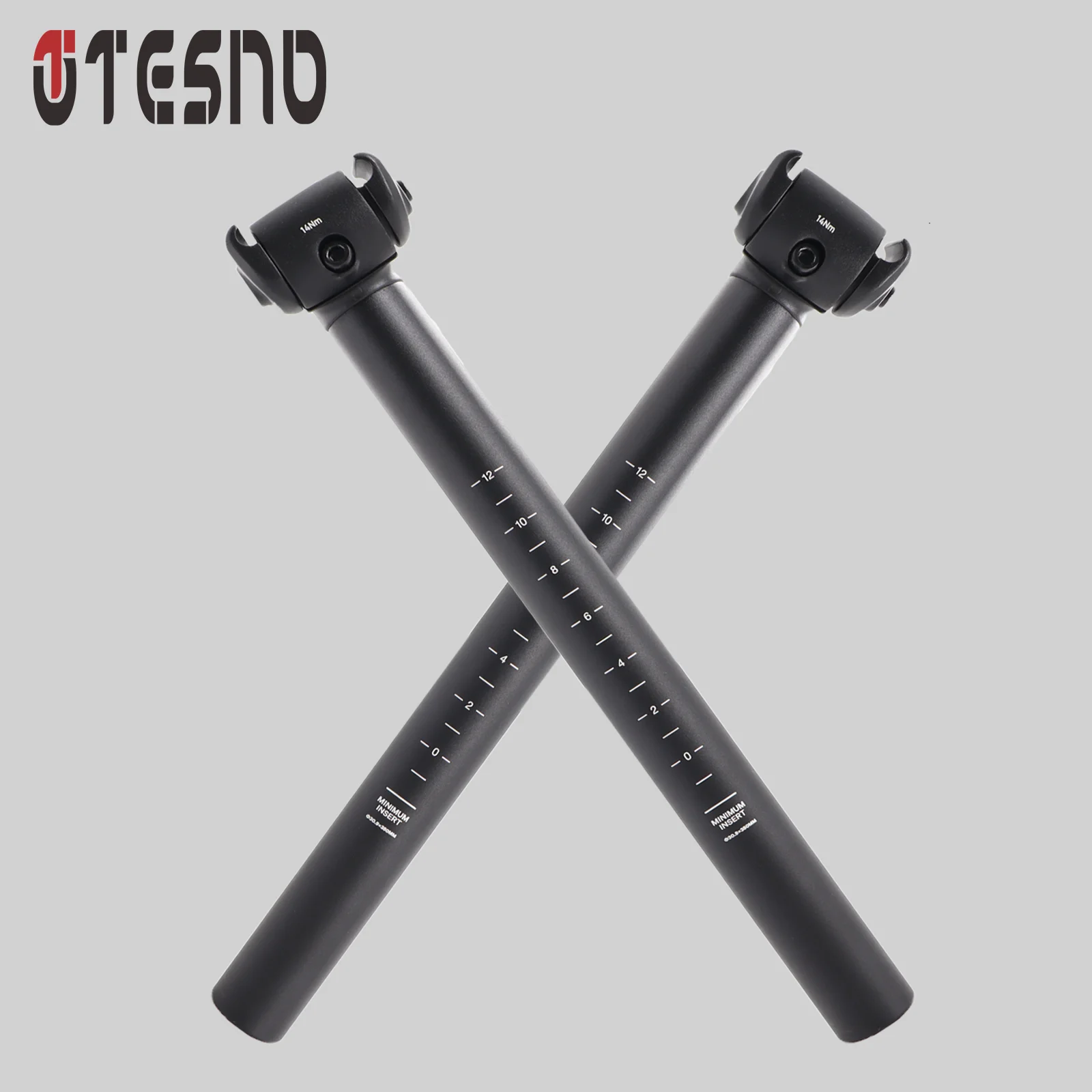 TESNO Bicycle Seatpost Road MTB Mountain Ultralight Aluminum Alloy Bike Seat Tube Seat Post 27.2/30.9/31.6mm*350mm Cycling Parts