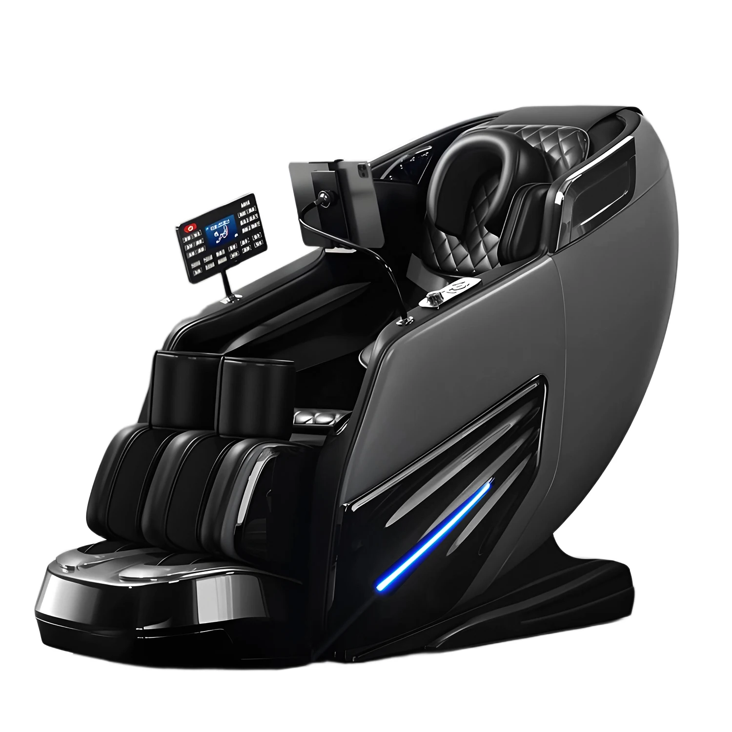 Luxury Full Body Massage Chair SL‑Track Zero‑Gravity Recliner,Auto Body Scan,AI Voice Control,LCD Touch Screen,Airbag,Waist Heat