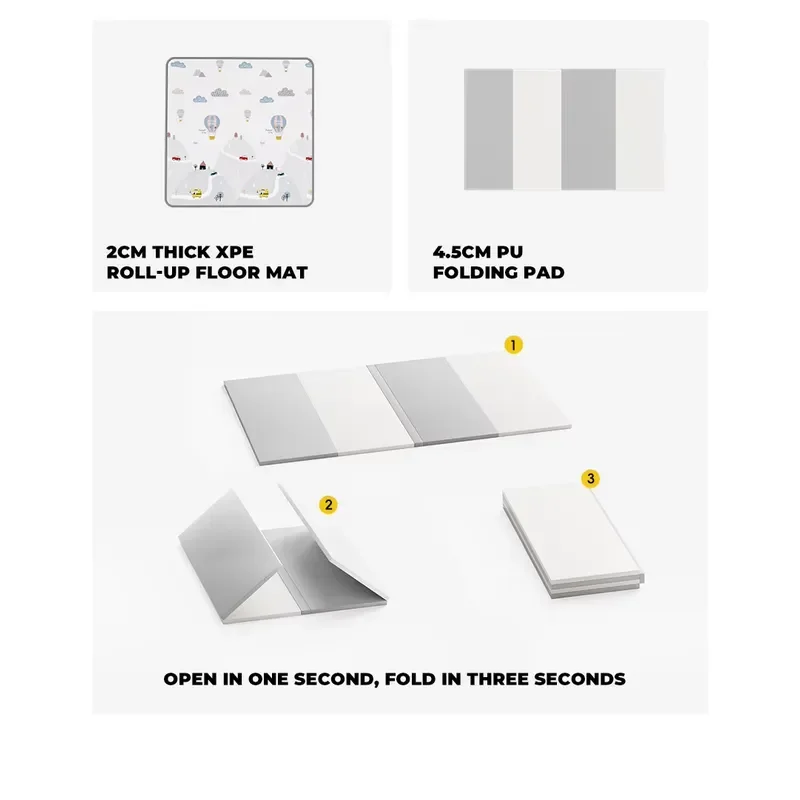 Multifunctional Modern Game Fence Soft Print Play Mat Mini Basketball Toy Building Block Baby Crawling Activity for School