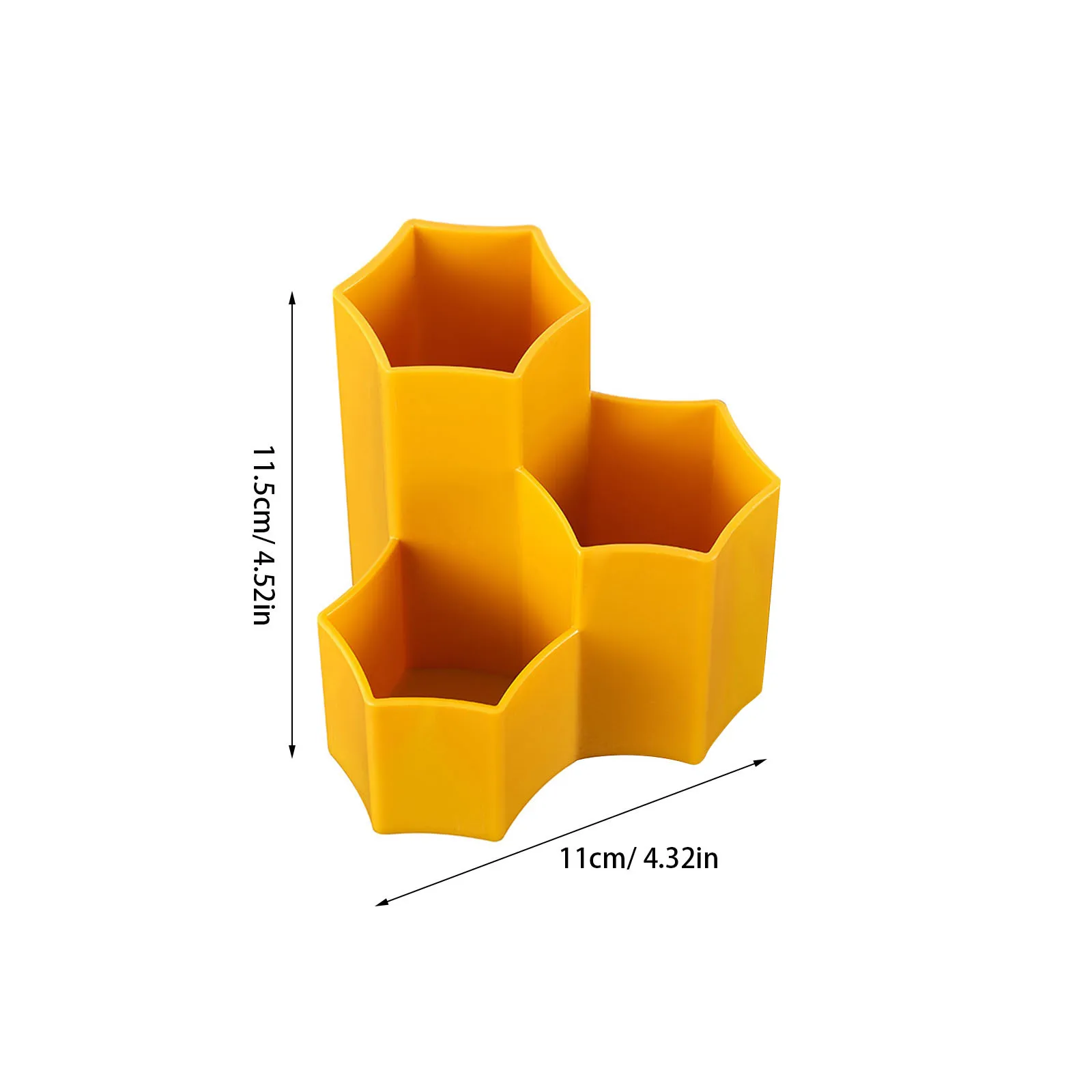 

1 pc Creative Hexagon Makeup Brush Storage Box Pen Holder Desktop Organizer Stationery Container Plastic