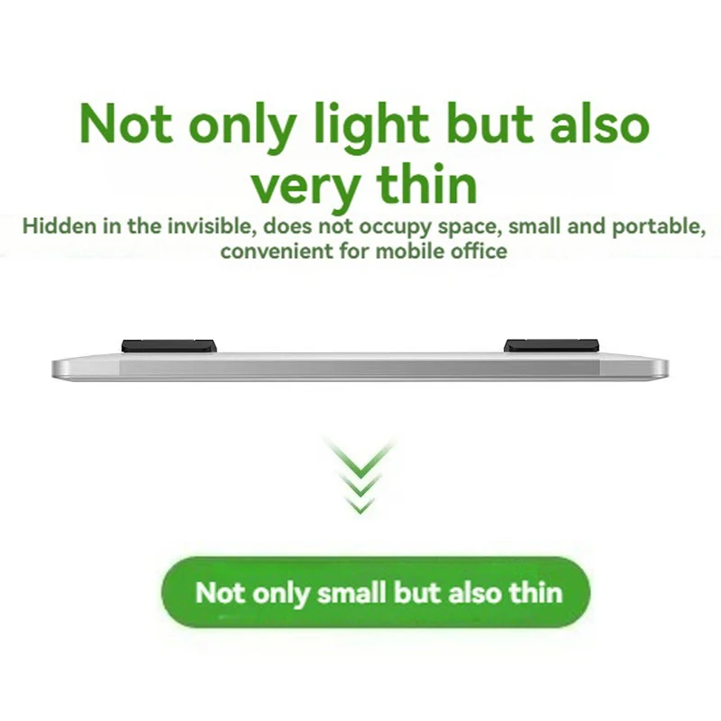2Pcs Mini Laptop Stand Adjustable Folding Ultra-thin Portable Holder For Macbook Xiaomi Notebook Cooling Holder Keyboard Support