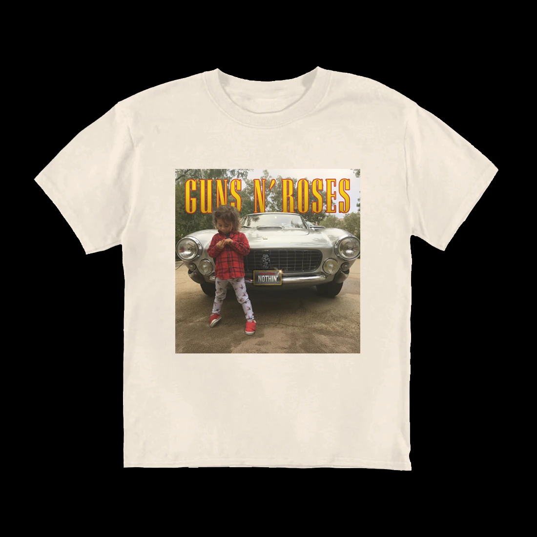 Nothin’ Youth Guns N' Roses Band T-Shirt Cotton Graphic Tee Men Women Summer Streetwear