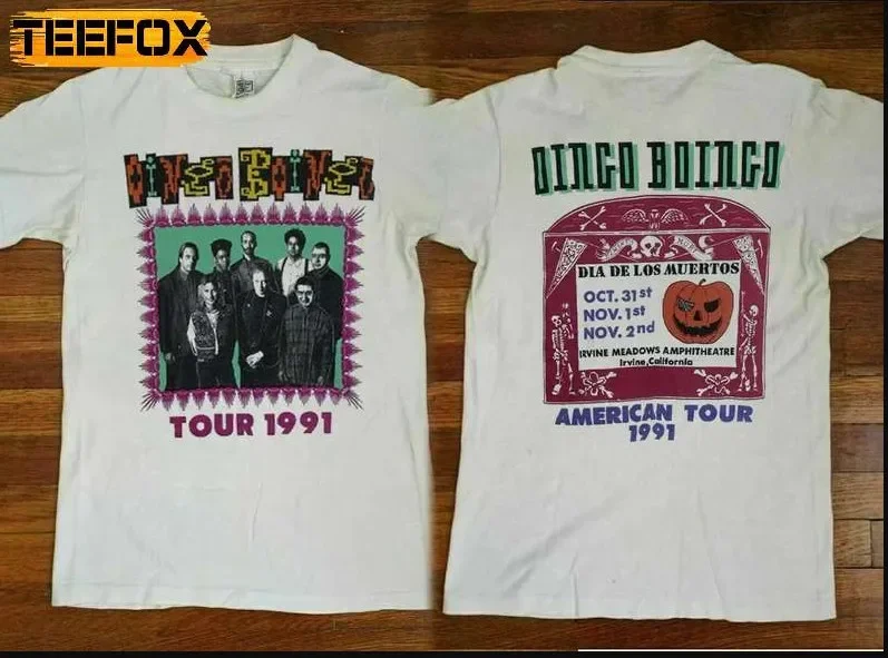 Oingo Boingo American Tour 1991 T-shirt, size S-5XL