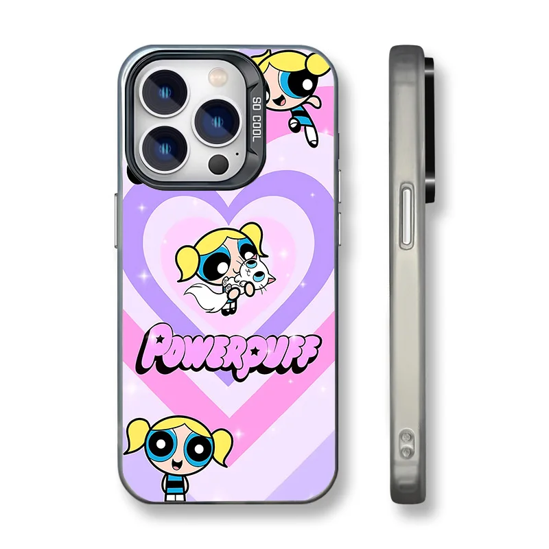 The Powerpuff Girls Cases for Phone Accessories Matte Back Cover For IPhone 16 15 14 13 12 11 Pro Max X XR XSMAX 8 7 Plus Covers