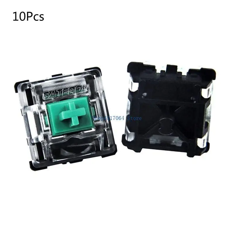 

T3LB Silents MX Switches Transparent Case Black RedTea Green Silver Yellow Switches for Mechanical Keyboard