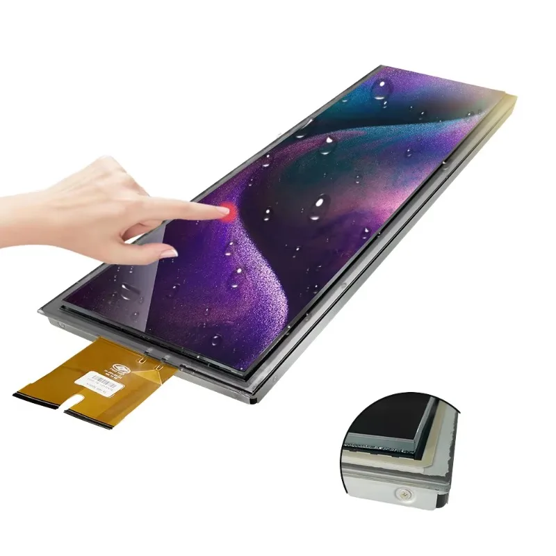 29-Inch high-brightness ultra-wide stretch strip LCD display module industrial-grade digital signage waterproof board