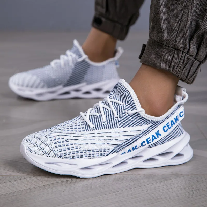 YRZL Mens Running Shoes Wear Resistant Fashion Casual Walking Shoes Man Lightweight Breathable Mesh Walking Shoes for Men - Image 4
