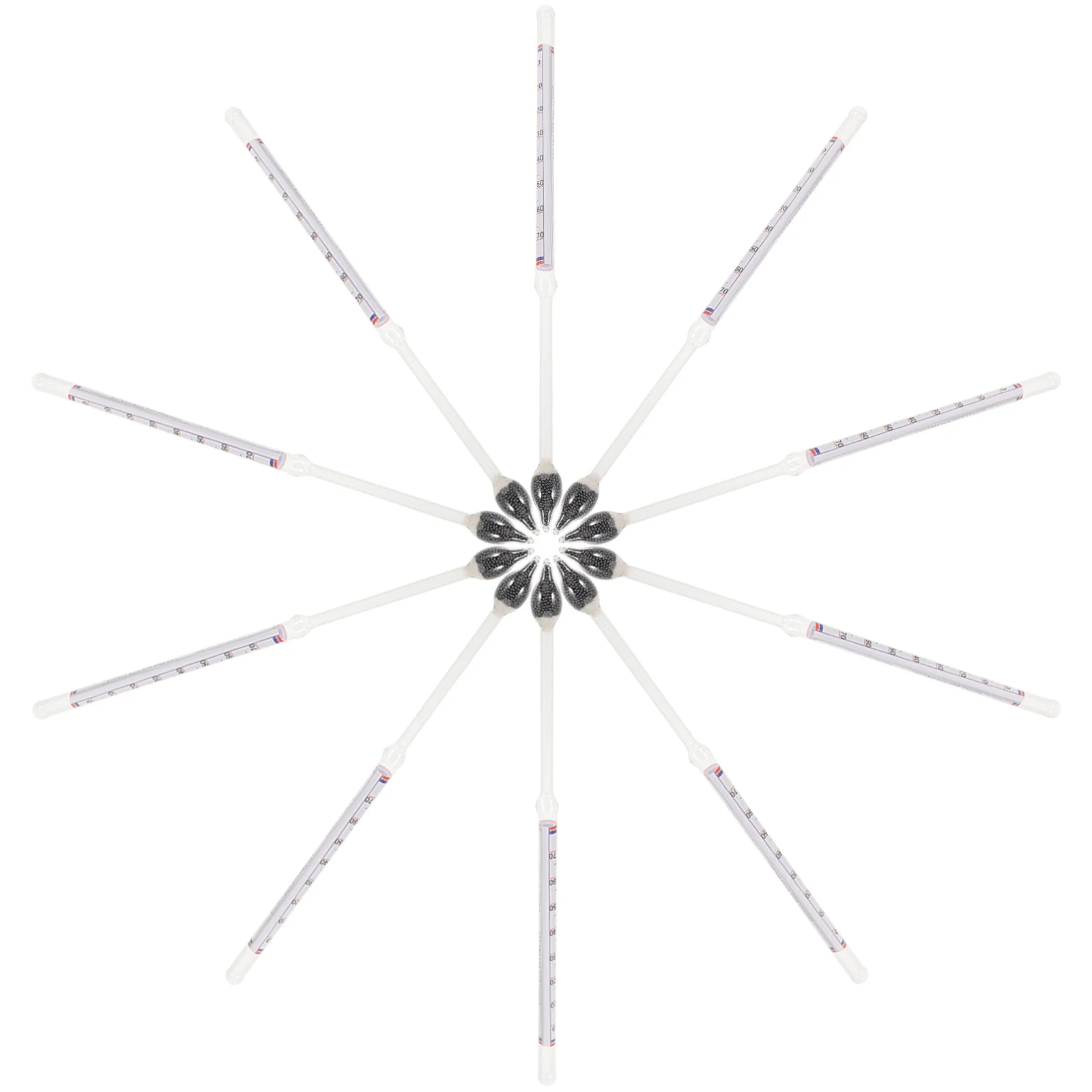 

10Pcs Density Meter Alcohol Hydrometer for Wine Beer Mead Fermentation Sugar Specific Gravity Test Maple Syrup Liquid