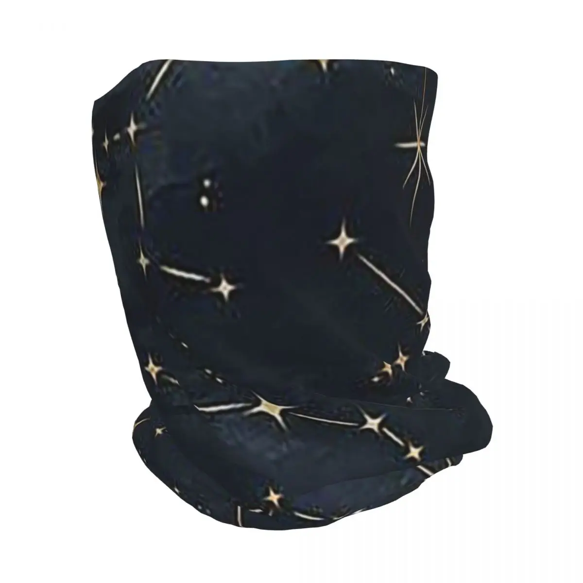 Constellation Star Clusters Galaxies Print Halloween Bandana Neck Gaiter Wrap Scarf Warm Face Mask Beanies Hat Unisex Adult