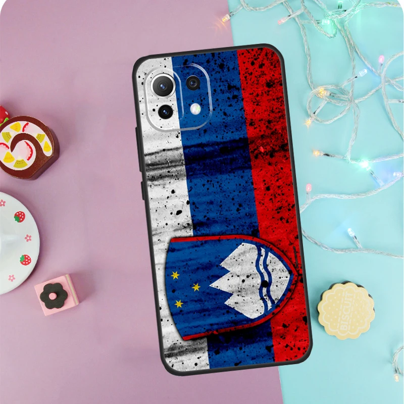 سلوفينيا سلوفينيا العلم فوندا لشاومي 11T 12T 13T 14T Pro 13 14 15 Ultra POCO X7 Pro X3 X5 X6 F5 F6 M6 Pro