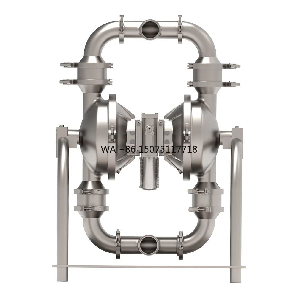 F80 bombas de diafragma sanitário de 3 polegadas AODD bombas de diafragma operadas por ar
