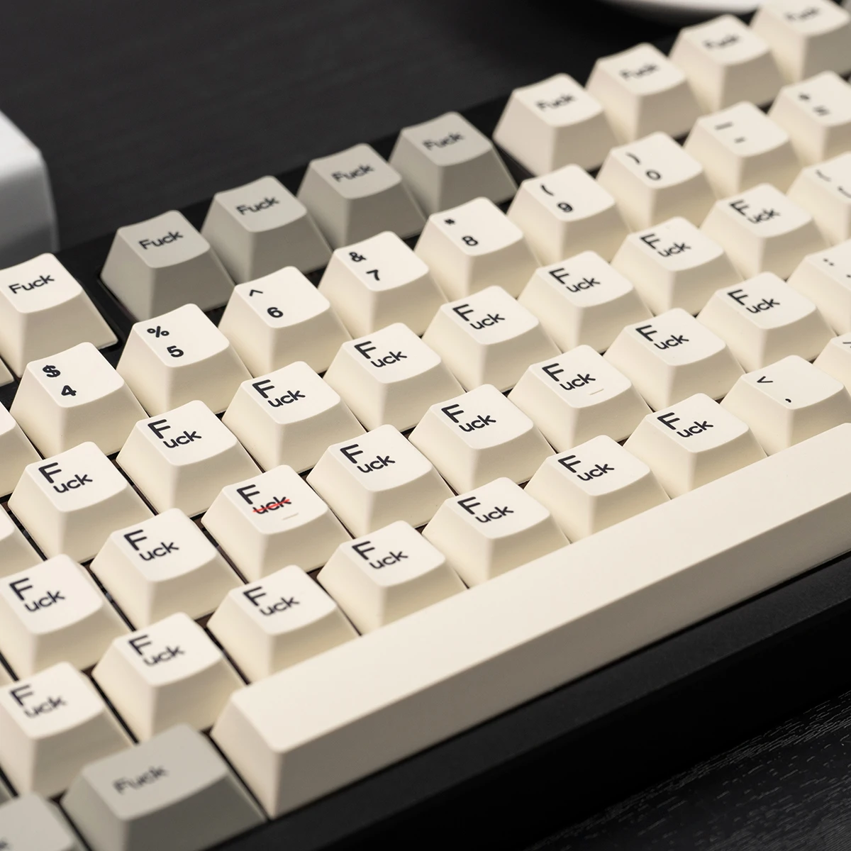 144 toetsen Vintage Grijs FK Mechanisch Toetsenbord Keycap PBT Sublimatie Complete Set Cherry Profiel voor Gaming Toetsenbord Key Caps