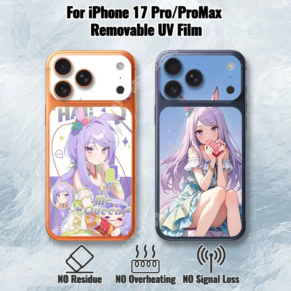 

Uma Musume Mejiro McQueen Removable UV Film for iPhone 17 Pro 17 ProMax Protective Sticker